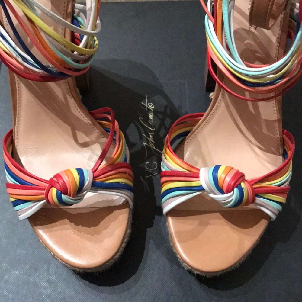 Vince Camuto Nyla Platform Sandal Size 7.5 Nwot - image 6